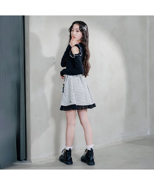 algy(アルジー)の「アソートガーリースカート(スカート・キッズ・ブラック/アイボリー/ピンク/オフホワイト・XXX-SMALL/XX-SMALL/X-SMALL/MEDIUM/SMALL)」の9枚目の写真