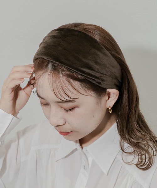 セール】ベロアヘアバンド（ヘアバンド）｜SMELLY（スメリー）の
