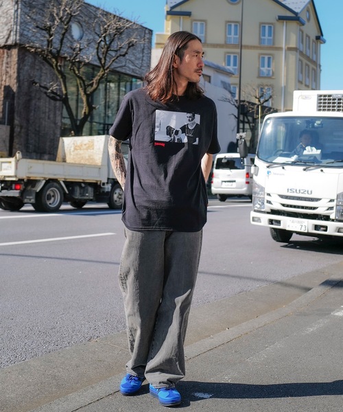THRASHER(スラッシャー)の「TOY MACHINE TEMPLETON S/S T-SHIRTS/スラッシャーボックスシルエット前面プリント半袖Tシャツ(Tシャツ/カットソー・メンズ・ブラック・MEDIUM/LARGE/X-LARGE)」の2枚目の写真