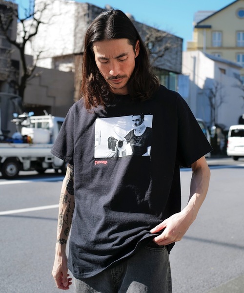THRASHER(スラッシャー)の「TOY MACHINE TEMPLETON S/S T-SHIRTS/スラッシャーボックスシルエット前面プリント半袖Tシャツ(Tシャツ/カットソー・メンズ・ブラック・MEDIUM/LARGE/X-LARGE)」の5枚目の写真