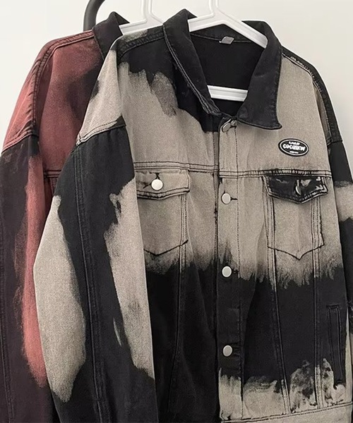 ヴィンテージ加工デニムジャケット（デニムジャケット）｜B.R.U（ブル）