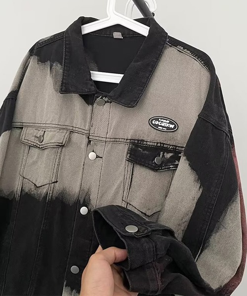 ヴィンテージ加工デニムジャケット（デニムジャケット）｜B.R.U（ブル）