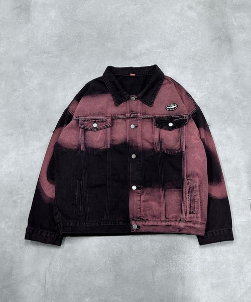 ヴィンテージ加工デニムジャケット（デニムジャケット）｜B.R.U（ブル）