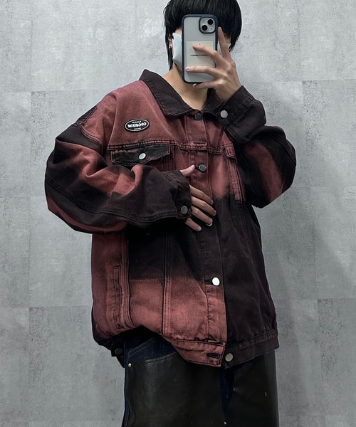 ヴィンテージ加工デニムジャケット（デニムジャケット）｜B.R.U（ブル）