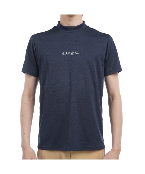 Admiral Golf（アドミラル　ゴルフ）の「ﾌﾗｯｸﾞ ﾓｯｸﾈｯｸｼｬﾂ（ポロシャツ・メンズ・ホワイト/ネイビー/ブラック・L/M/LL）」の10枚目の写真