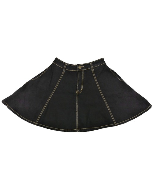 DAY CLOSET（デイ クローゼット）の「デニムスカート（デニムスカート・レディース・ブラック・X-LARGE）」の6枚目の写真