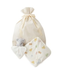 gelato pique（ジェラートピケ）の「【ラッピング済み】【BABY】ぬいぐるみ柄ブランケット＆ラトルSET（ベビーギフト）」