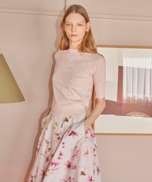 TOCCA（トッカ）の「SPRINGTIME KNIT ニットプルオーバー（ニット/セーター・レディース・ピンク系/ブラック系/ライトグリーン系・MEDIUM/SMALL）」の3枚目の写真