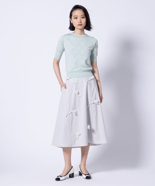 TOCCA（トッカ）の「SPRINGTIME KNIT ニットプルオーバー（ニット/セーター・レディース・ピンク系/ブラック系/ライトグリーン系・MEDIUM/SMALL）」の10枚目の写真