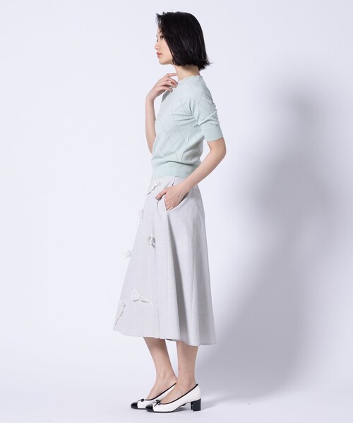 TOCCA（トッカ）の「SPRINGTIME KNIT ニットプルオーバー（ニット/セーター・レディース・ピンク系/ブラック系/ライトグリーン系・MEDIUM/SMALL）」の11枚目の写真