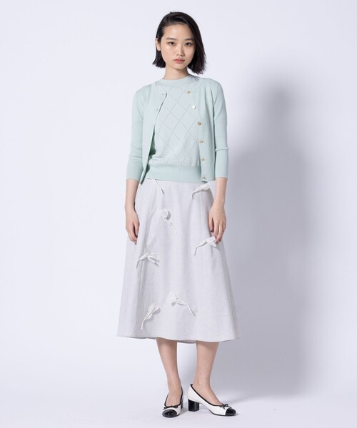 TOCCA（トッカ）の「SPRINGTIME KNIT ニットプルオーバー（ニット/セーター・レディース・ピンク系/ブラック系/ライトグリーン系・MEDIUM/SMALL）」の13枚目の写真
