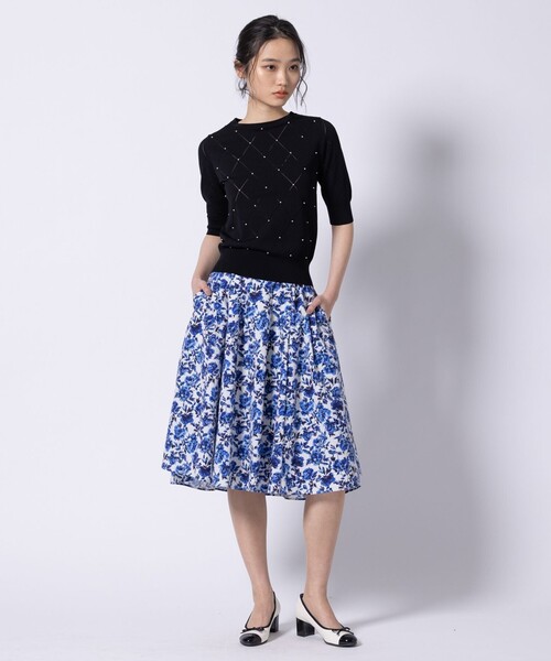 TOCCA（トッカ）の「SPRINGTIME KNIT ニットプルオーバー（ニット/セーター・レディース・ピンク系/ブラック系/ライトグリーン系・MEDIUM/SMALL）」の14枚目の写真
