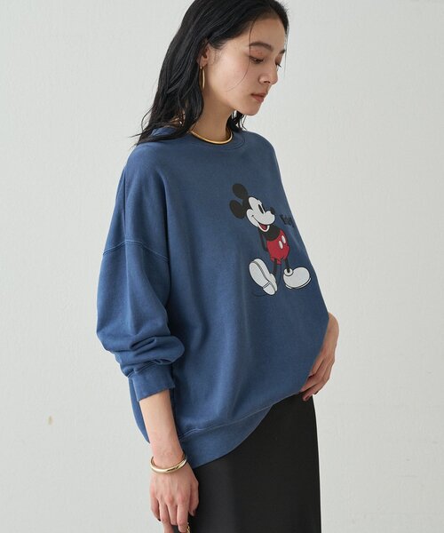 LOUNGEDRESS(ラウンジドレス)の「【GOOD ROCK SPEED】ミッキー/別注スウェットプルオーバー(スウェット・レディース・オフホワイト/ブルー・FREE)」の20枚目の写真