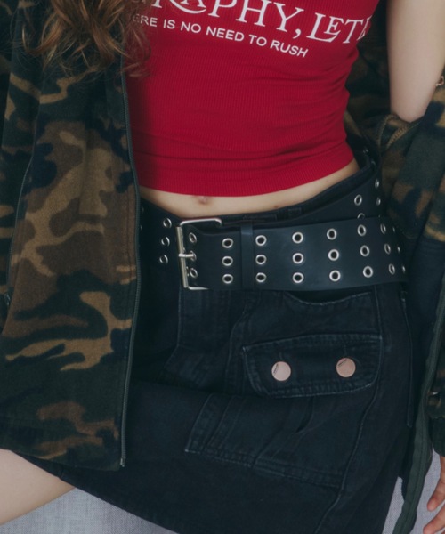 DTYYPE（ドタイプ）の「トリプルハトメベルト（ベルト・レディース・ブラック・FREE）」の13枚目の写真