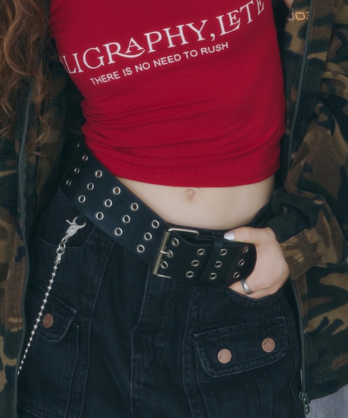 DTYYPE（ドタイプ）の「トリプルハトメベルト（ベルト・レディース・ブラック・FREE）」の12枚目の写真