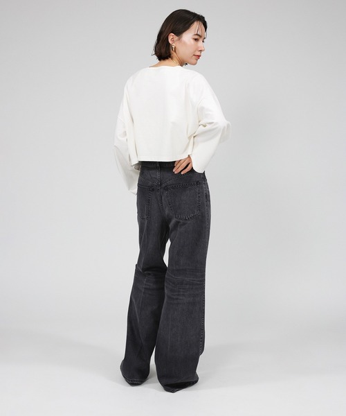 BABYLONE（バビロン）の「【HAIKURE】CANDYデニム BLK（デニムパンツ・レディース・ブラック・26/25/24）」の6枚目の写真