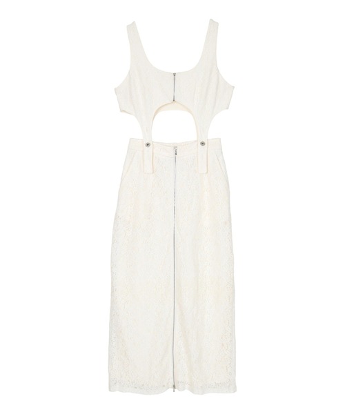 miette（ミエット）の「レースビスチェワンピース（ワンピース・レディース・ブラック/アイボリー・FREE）」の20枚目の写真