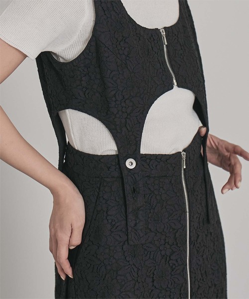 miette（ミエット）の「レースビスチェワンピース（ワンピース・レディース・ブラック/アイボリー・FREE）」の13枚目の写真