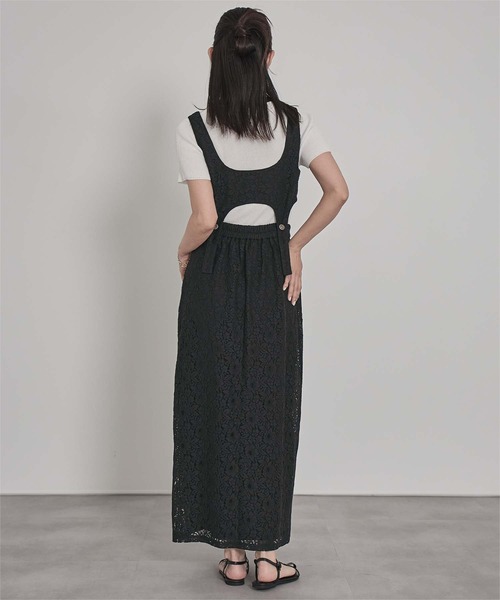 miette（ミエット）の「レースビスチェワンピース（ワンピース・レディース・ブラック/アイボリー・FREE）」の18枚目の写真