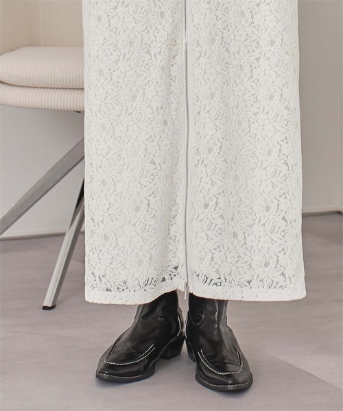 miette（ミエット）の「レースビスチェワンピース（ワンピース・レディース・ブラック/アイボリー・FREE）」の9枚目の写真