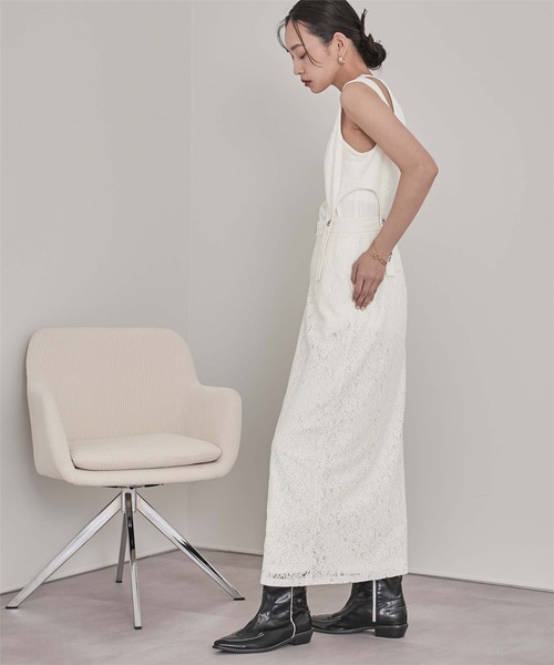 miette（ミエット）の「レースビスチェワンピース（ワンピース・レディース・ブラック/アイボリー・FREE）」の12枚目の写真