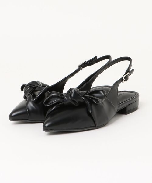 sesenta（セセンタ）の「【sesenta】ビックリボンストラップパンプス（パンプス・レディース・ブラック/シルバー・LL/S/M/L）」の6枚目の写真