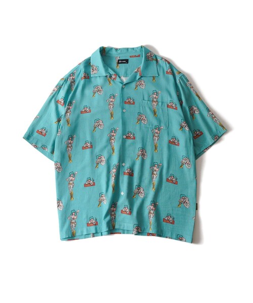 Subciety(サブサエティ)の「Aloha shirt(シャツ/ブラウス・メンズ・ブラック/ピンク/グリーン・X-LARGE/LARGE/MEDIUM/SMALL)」の9枚目の写真