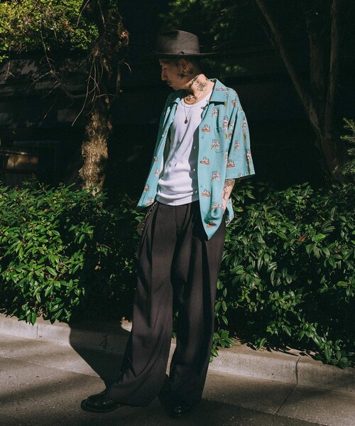 Subciety(サブサエティ)の「Aloha shirt(シャツ/ブラウス・メンズ・ブラック/ピンク/グリーン・X-LARGE/LARGE/MEDIUM/SMALL)」の11枚目の写真
