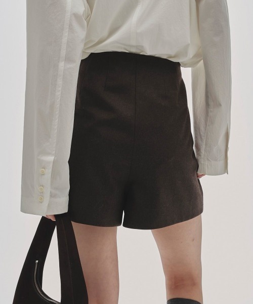 Wool Twill Shortpants ダークブラウン 38todayful TODAYFUL/トゥデイフル】Wool Twill Shortpants/ウールツイルショート