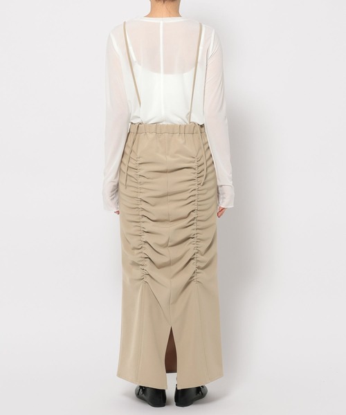 LOWRYS FARM（ローリーズファーム）の「サスツキシャーリングスカート　 290921（スカート・レディース・グレー/ブラウン/ブラック・FREE）」の9枚目の写真