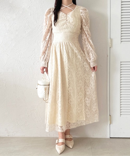 セール】クロスリボンアソートワンピース（ワンピース）｜apres jour