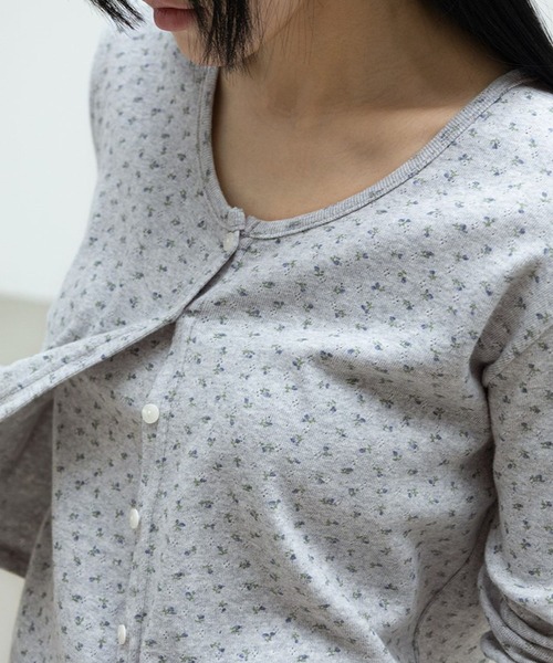 3.3 Field Trip (3.3フィールドトリップ)の「3.3 Field Trip/ラベルカーディガンSET(カーディガン/ボレロ・レディース・グレー/アイボリー・FREE)」の21枚目の写真