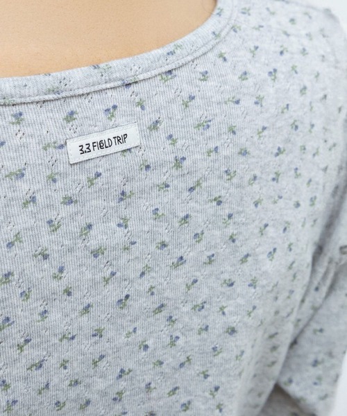 3.3 Field Trip (3.3フィールドトリップ)の「3.3 Field Trip/ラベルカーディガンSET(カーディガン/ボレロ・レディース・グレー/アイボリー・FREE)」の20枚目の写真