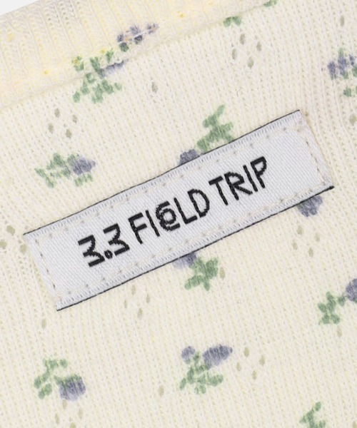 3.3 Field Trip (3.3フィールドトリップ)の「3.3 Field Trip/ラベルカーディガンSET(カーディガン/ボレロ・レディース・グレー/アイボリー・FREE)」の11枚目の写真
