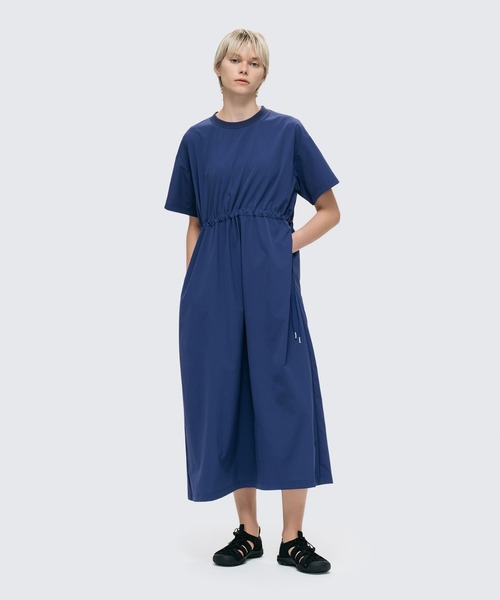 WILD THINGS(ワイルドシングス)の「ラックスワンピース│LAX ONEPIECE(ワンピース・レディース・オレンジ系その他/グリーン/ブルー/ライトグレー/ブラック・M/S)」の5枚目の写真