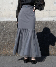 Mavie..7 | 【Mavie..7】チュールマーメイドスカート(スカート)