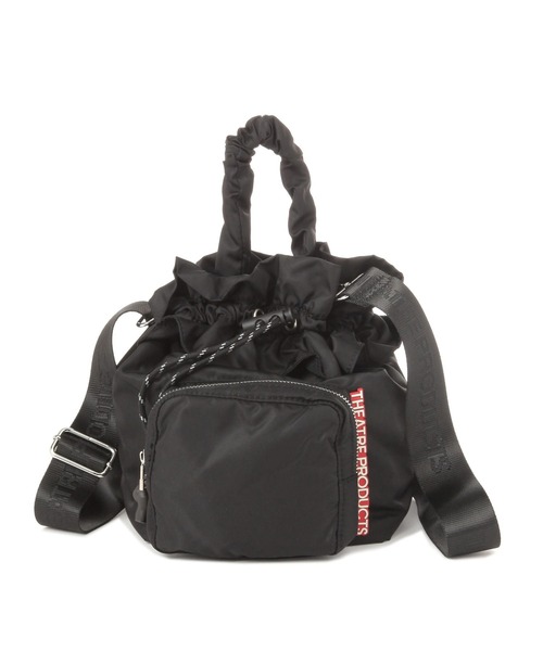 THEATRE PRODUCTS(シアタープロダクツ)の「【THEATRE PRODUCTS】別注フリルキンチャクショルダー(ショルダーバッグ・レディース・グレイッシュベージュ/ブラック・FREE)」の22枚目の写真