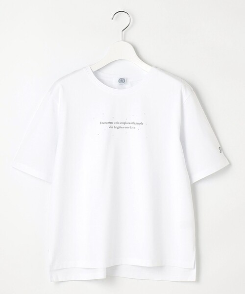 J.PRESS(ジェイプレス)の「【洗える】ロゴTEE カットソー(Tシャツ/カットソー・レディース・ネイビー系/ライトグリーン系/ホワイト系/ライトグレー系・T15/T13)」の17枚目の写真