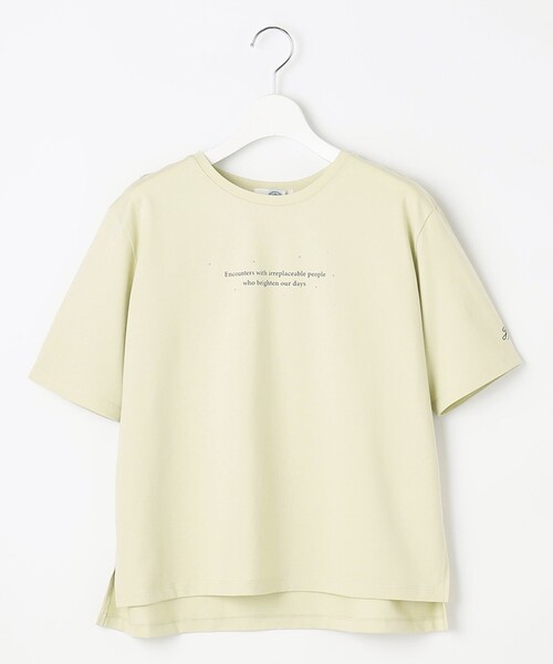 J.PRESS(ジェイプレス)の「【洗える】ロゴTEE カットソー(Tシャツ/カットソー・レディース・ネイビー系/ライトグリーン系/ホワイト系/ライトグレー系・T15/T13)」の19枚目の写真