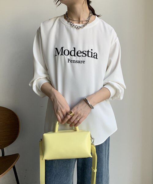 ブラウス シャツ ジョーゼットロゴTEE レディース ジョーゼットロゴTEE（シャツ/ブラウス）｜DouDou（ドゥドゥ）の