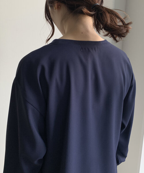 tシャツ 刺繍ロゴジョーゼットプルオーバー レディース COLLAGE GALLARDAGALANTE tシャツ 刺繍ロゴジョーゼットプル