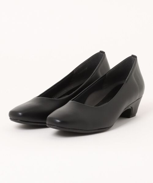 ABC-MART(エービーシーマート)の「ABC SELECT(TH) エービーシーセレクト WIDE PPS 4 ワイドパンプス 4 W5063W BLACK(パンプス・レディース・ブラック・23.0cm/24.0cm/24.5cm/25.0cm/22.5cm/23.5cm)」の1枚目の写真