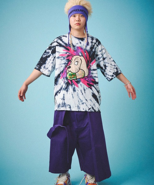 GALFY(ガルフィー)の「GALFY-犬中毒Tee(Tシャツ/カットソー・メンズ・ブルー/ブラック/オレンジ・L/XL)」の4枚目の写真