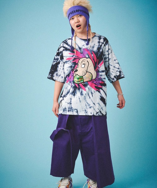 GALFY(ガルフィー)の「GALFY-犬中毒Tee(Tシャツ/カットソー・メンズ・ブルー/ブラック/オレンジ・L/XL)」の5枚目の写真