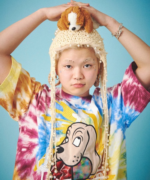 GALFY(ガルフィー)の「GALFY-犬中毒Tee(Tシャツ/カットソー・メンズ・ブルー/ブラック/オレンジ・L/XL)」の18枚目の写真