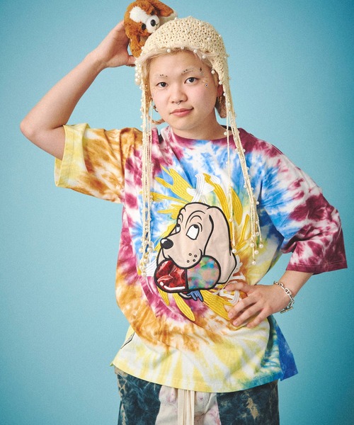 買い物中毒 GALFY-犬中毒Tee（Tシャツ/カットソー）｜GALFY（ガルフィー）の