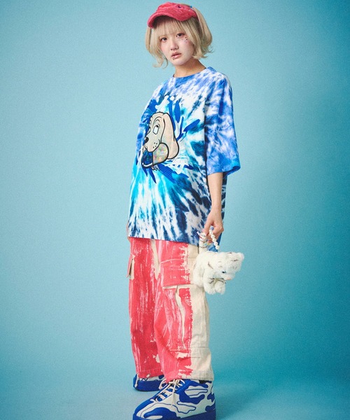 GALFY(ガルフィー)の「GALFY-犬中毒Tee(Tシャツ/カットソー・メンズ・ブルー/ブラック/オレンジ・L/XL)」の17枚目の写真