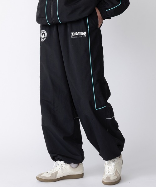 THRASHER(スラッシャー)の「【THRASHER】(U)ナイロン タスラン ラインパンツ 017280(その他パンツ・メンズ・ホワイト/ブラック・LL/M/L)」の6枚目の写真