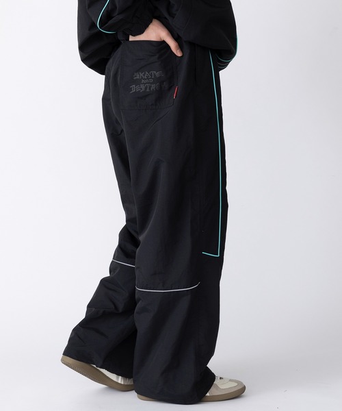 THRASHER(スラッシャー)の「【THRASHER】(U)ナイロン タスラン ラインパンツ 017280(その他パンツ・メンズ・ホワイト/ブラック・LL/M/L)」の7枚目の写真