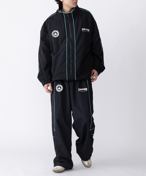 THRASHER(スラッシャー)の「【THRASHER】(U)ナイロン タスラン ラインパンツ 017280(その他パンツ・メンズ・ホワイト/ブラック・LL/M/L)」の8枚目の写真